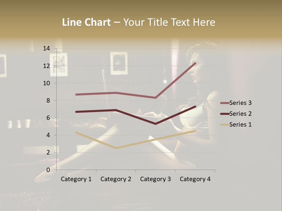 Female Showing Attractive PowerPoint Template