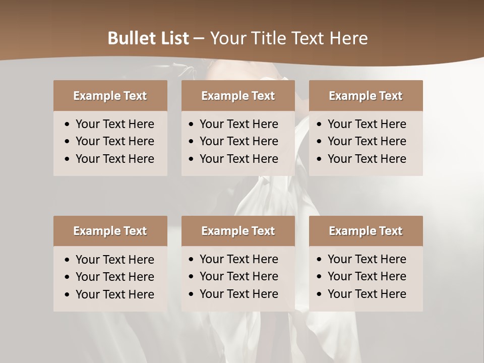 Cosmetics Lady Fashion PowerPoint Template