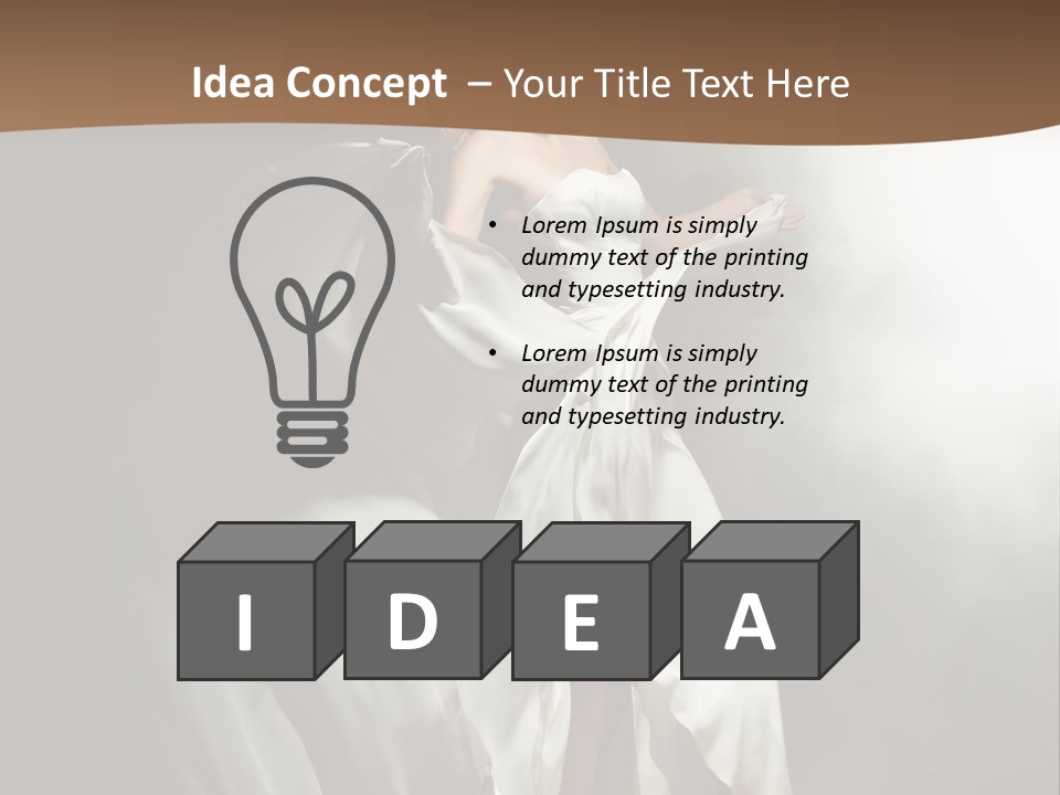 Cosmetics Lady Fashion PowerPoint Template