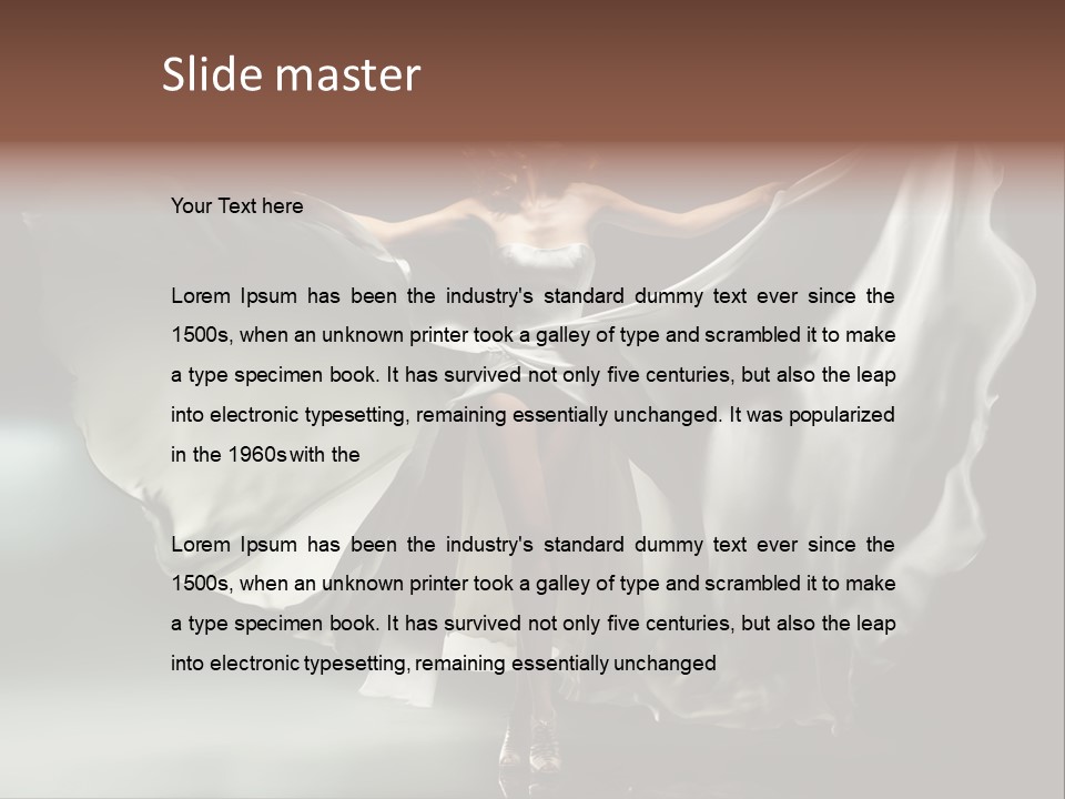 Long Wind Away PowerPoint Template