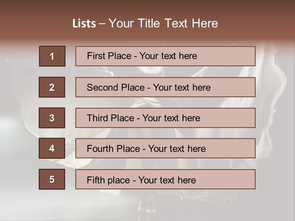 Long Wind Away PowerPoint Template