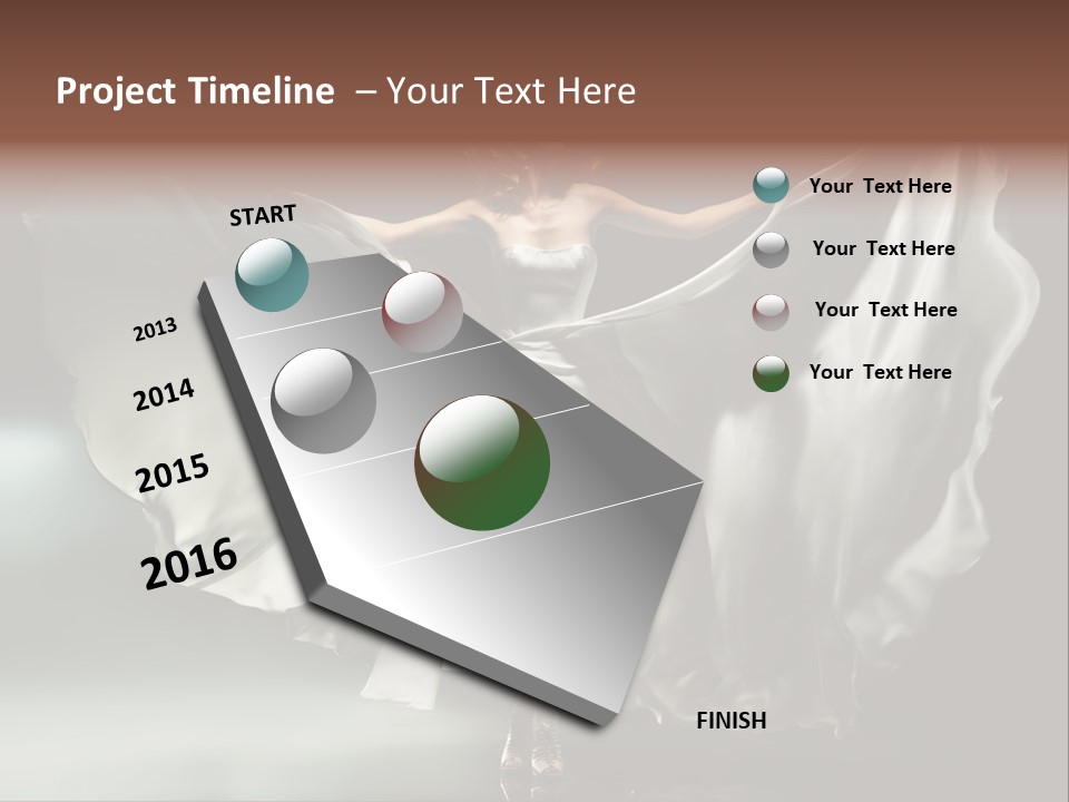 Long Wind Away PowerPoint Template