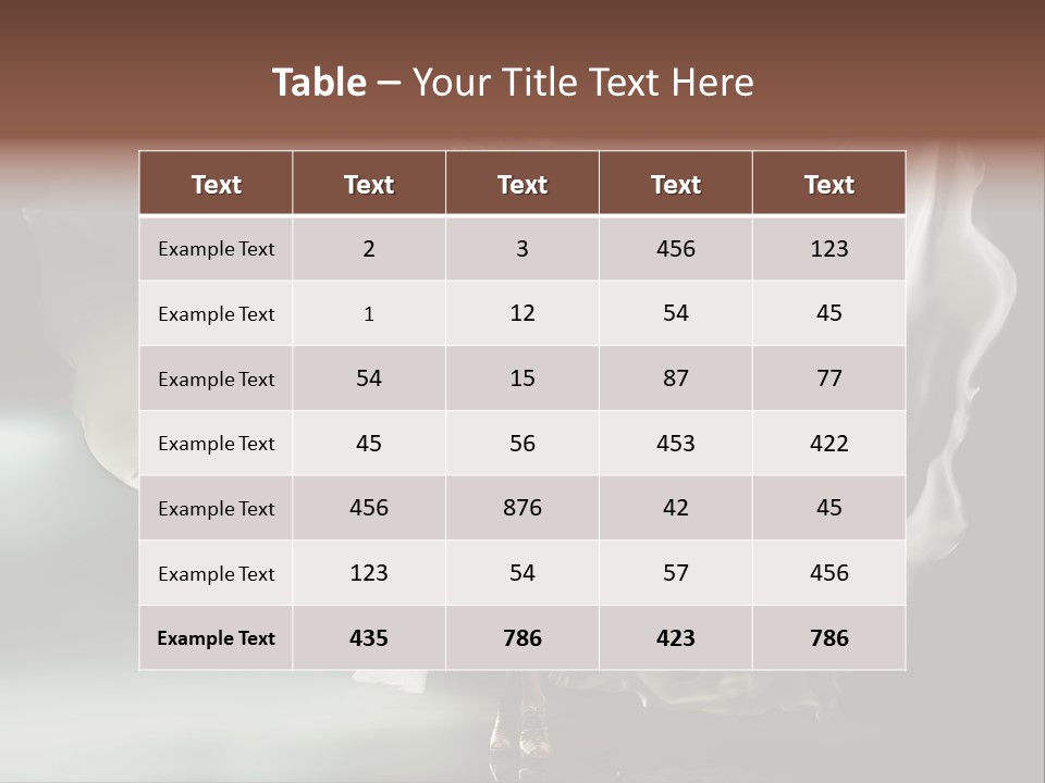 Long Wind Away PowerPoint Template