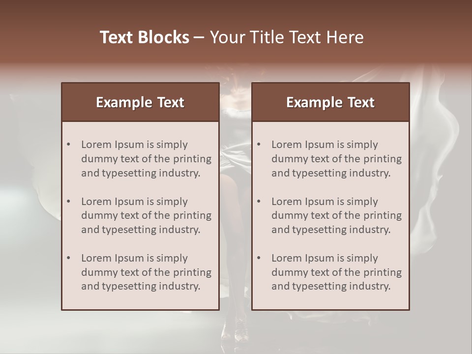 Long Wind Away PowerPoint Template
