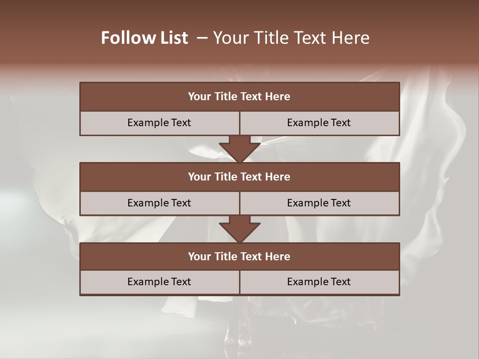Long Wind Away PowerPoint Template