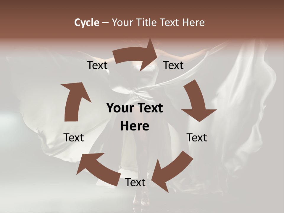 Long Wind Away PowerPoint Template