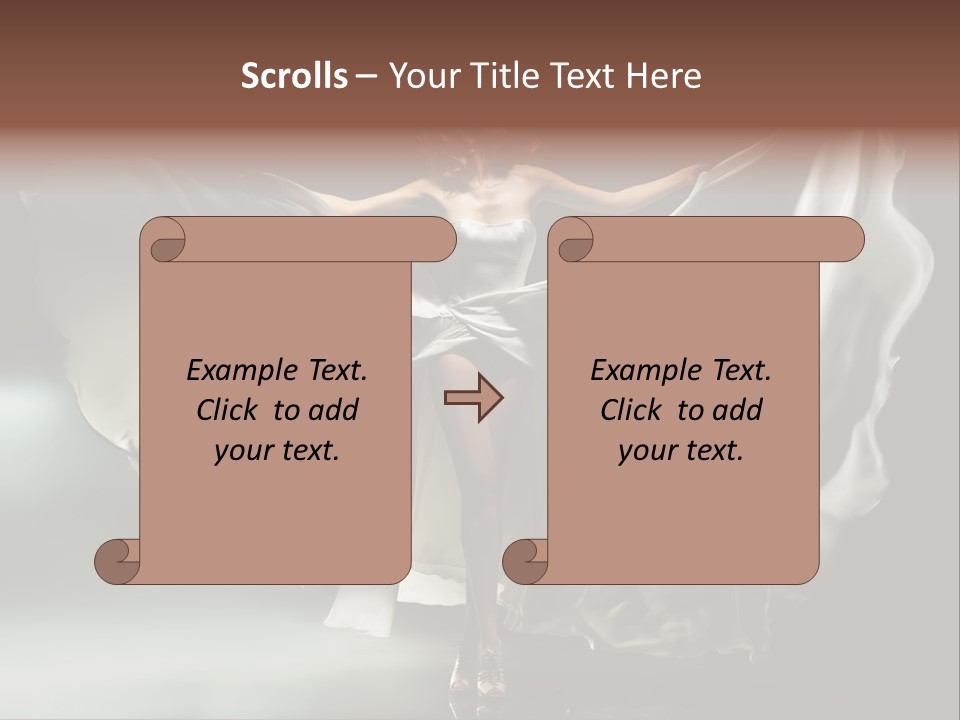 Long Wind Away PowerPoint Template