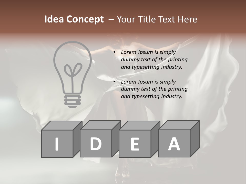 Long Wind Away PowerPoint Template