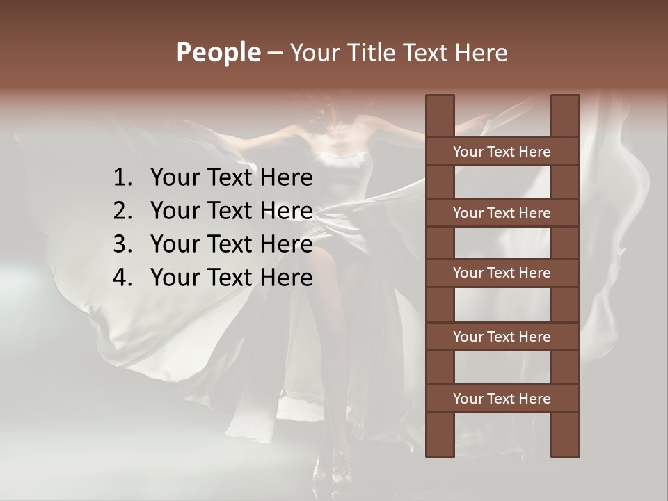 Long Wind Away PowerPoint Template