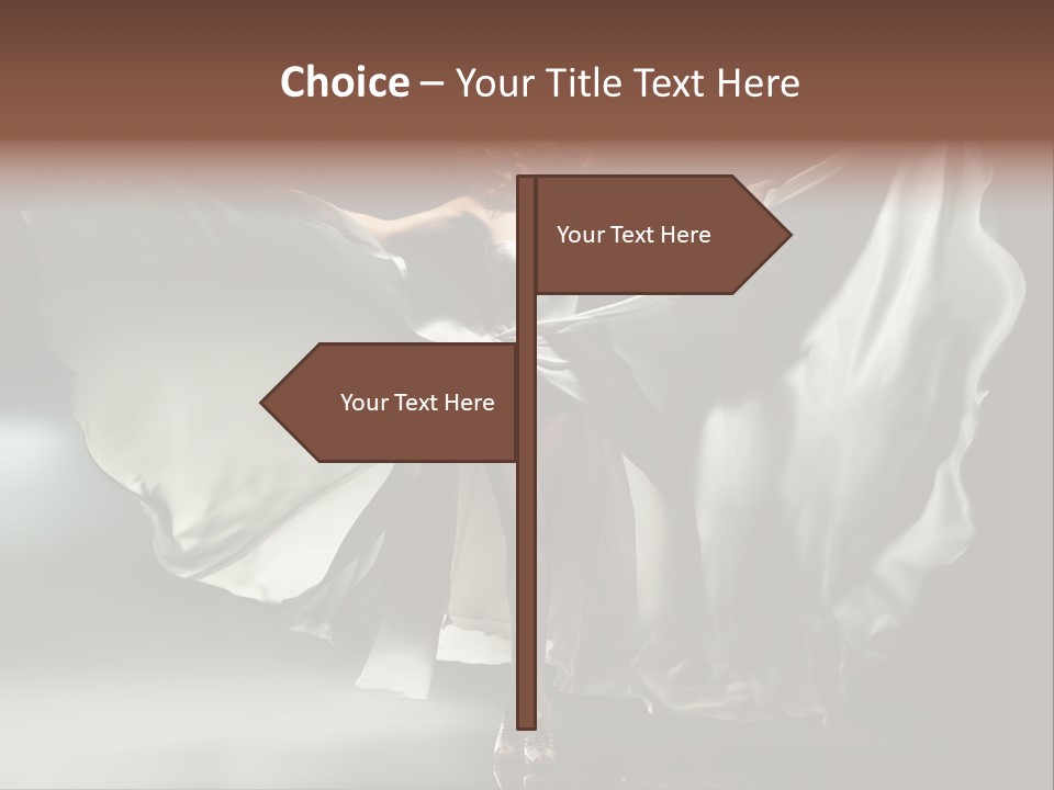 Long Wind Away PowerPoint Template