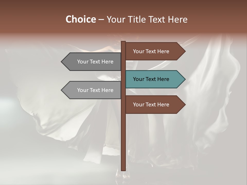Long Wind Away PowerPoint Template