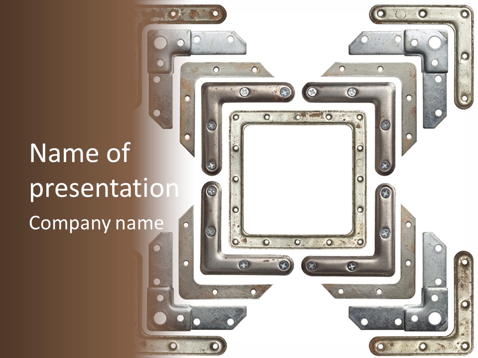 Hardware Hole Isolated PowerPoint Template