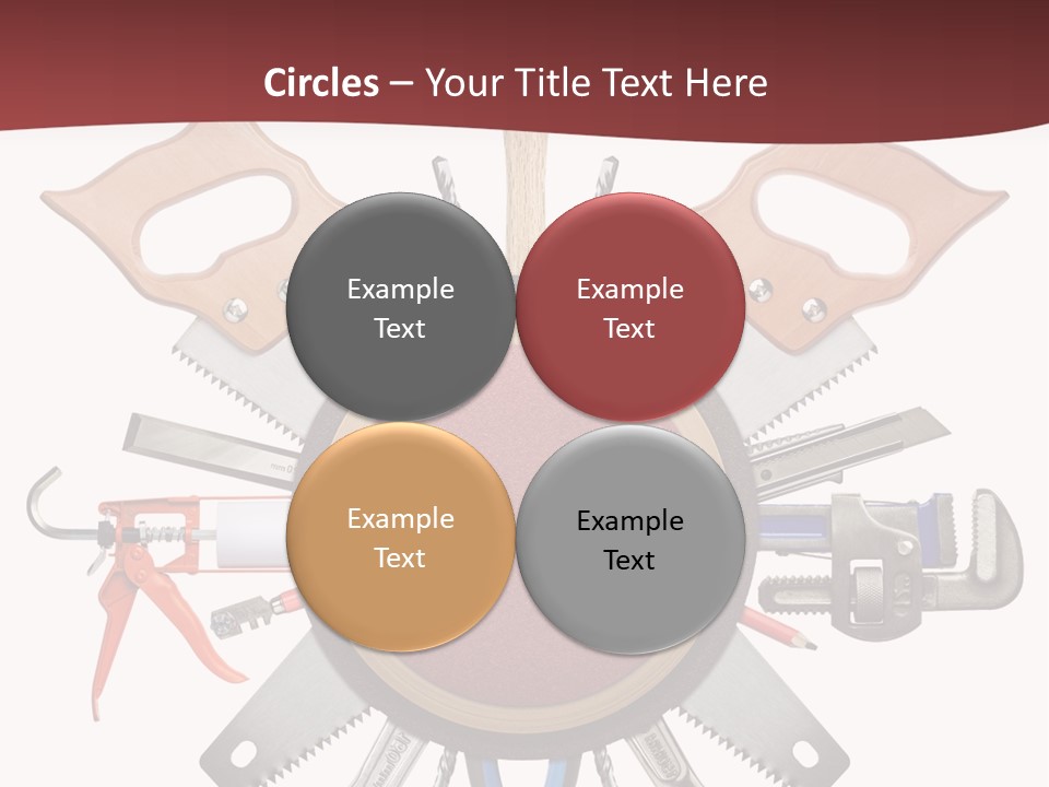 Industry Knife Pencil PowerPoint Template