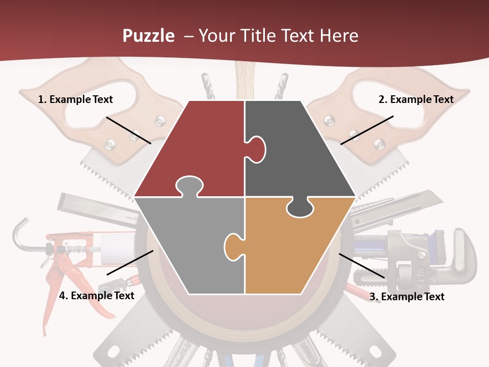 Industry Knife Pencil PowerPoint Template
