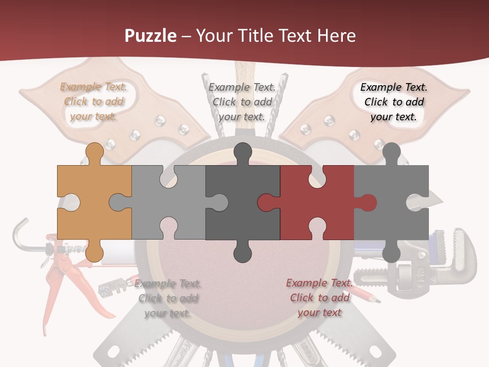 Industry Knife Pencil PowerPoint Template