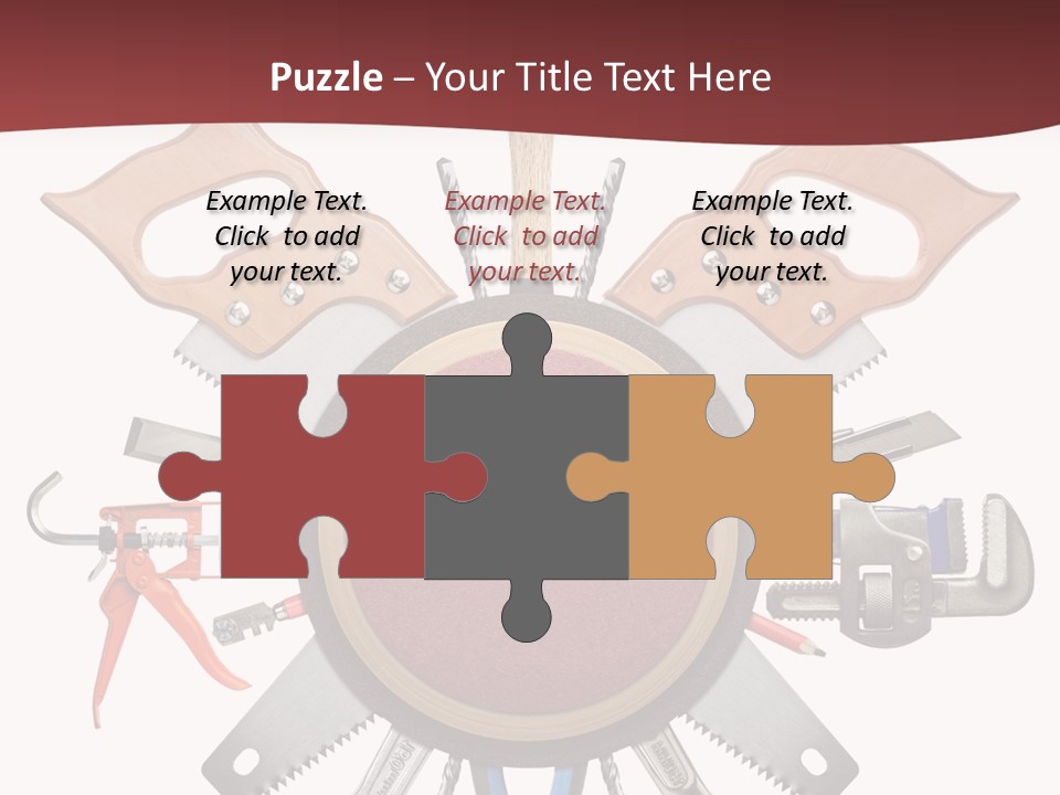 Industry Knife Pencil PowerPoint Template