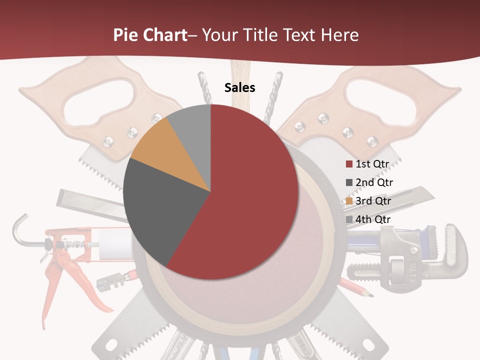 Industry Knife Pencil PowerPoint Template