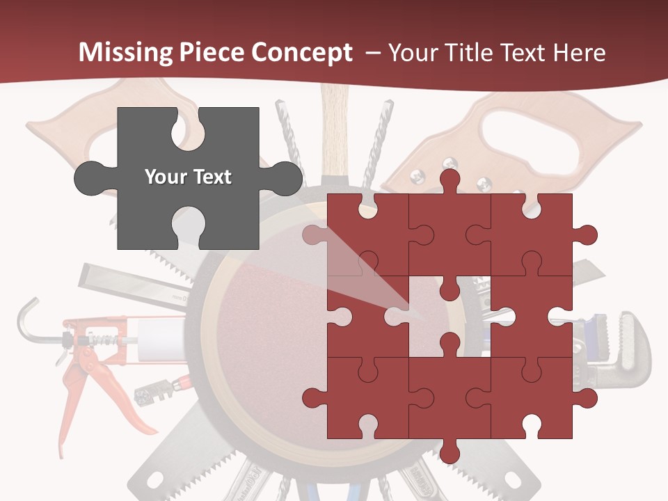 Industry Knife Pencil PowerPoint Template