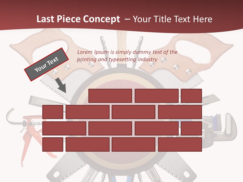 Industry Knife Pencil PowerPoint Template