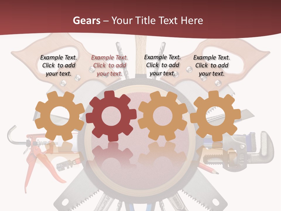 Industry Knife Pencil PowerPoint Template