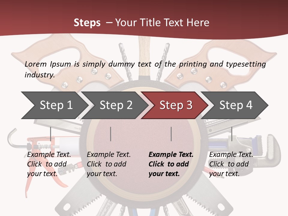 Industry Knife Pencil PowerPoint Template
