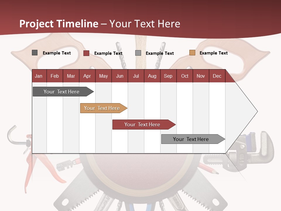 Industry Knife Pencil PowerPoint Template