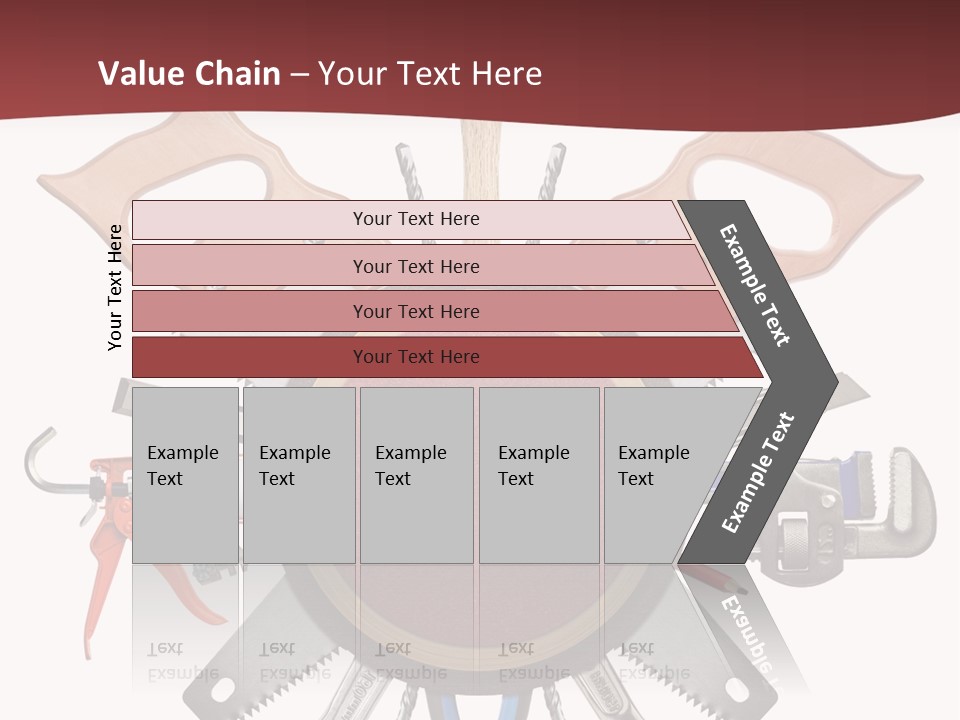 Industry Knife Pencil PowerPoint Template