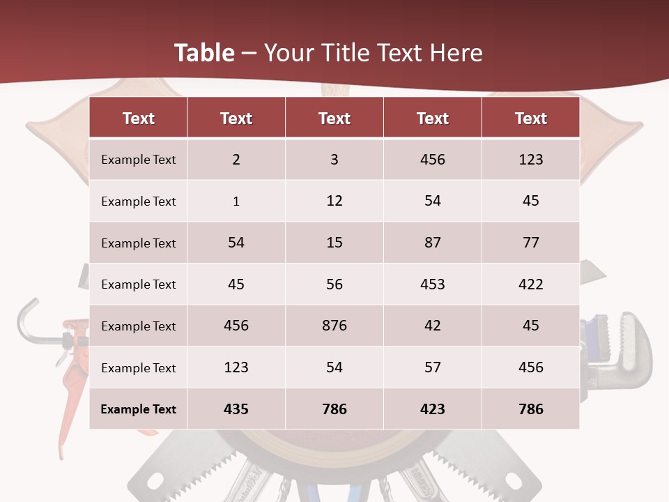 Industry Knife Pencil PowerPoint Template
