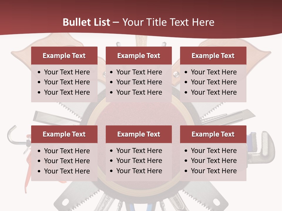 Industry Knife Pencil PowerPoint Template
