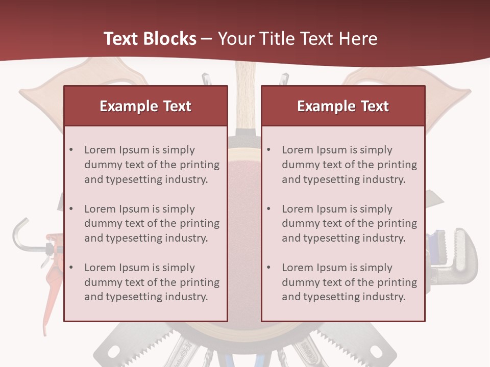Industry Knife Pencil PowerPoint Template