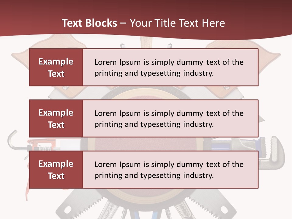 Industry Knife Pencil PowerPoint Template