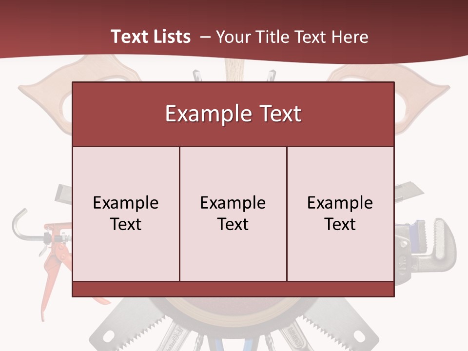 Industry Knife Pencil PowerPoint Template