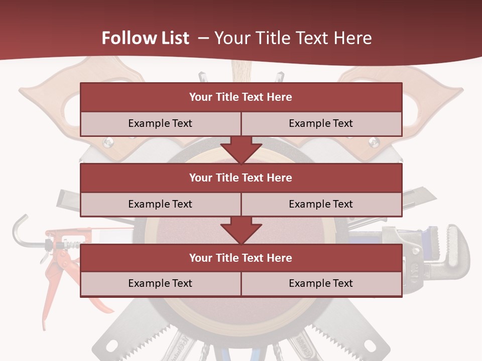 Industry Knife Pencil PowerPoint Template
