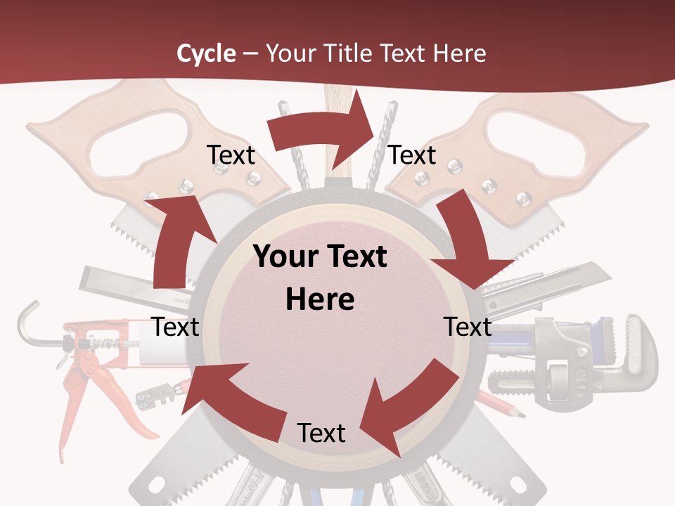 Industry Knife Pencil PowerPoint Template