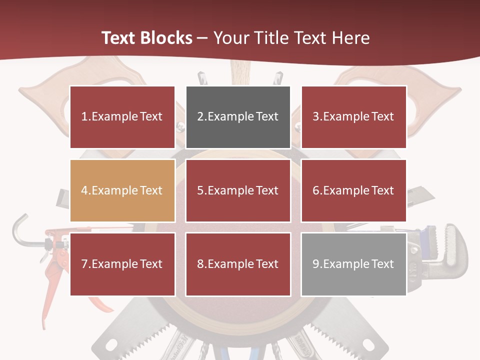Industry Knife Pencil PowerPoint Template