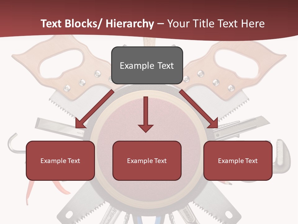 Industry Knife Pencil PowerPoint Template