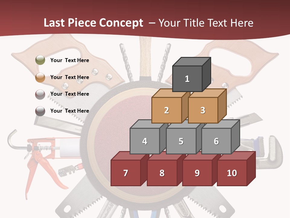 Industry Knife Pencil PowerPoint Template