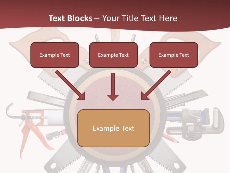 Industry Knife Pencil PowerPoint Template