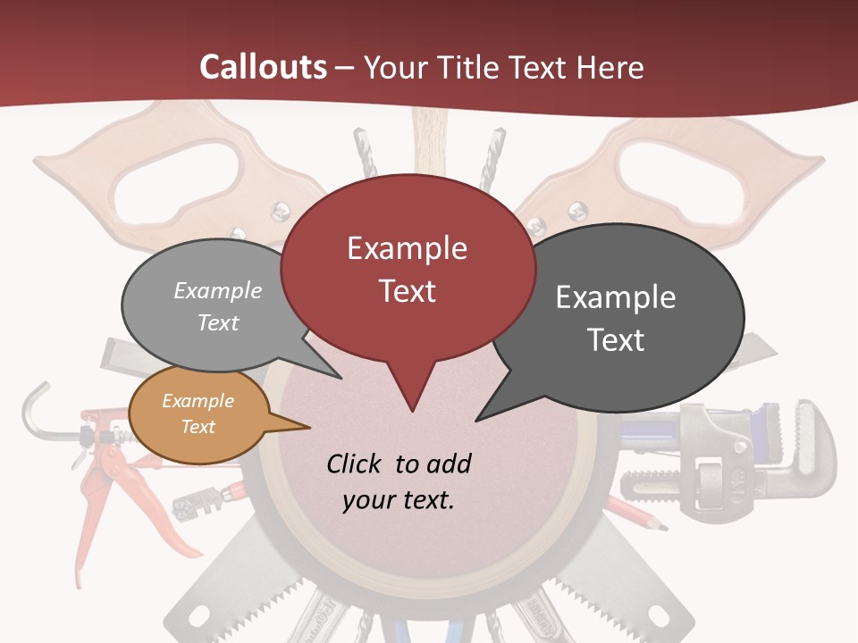 Industry Knife Pencil PowerPoint Template
