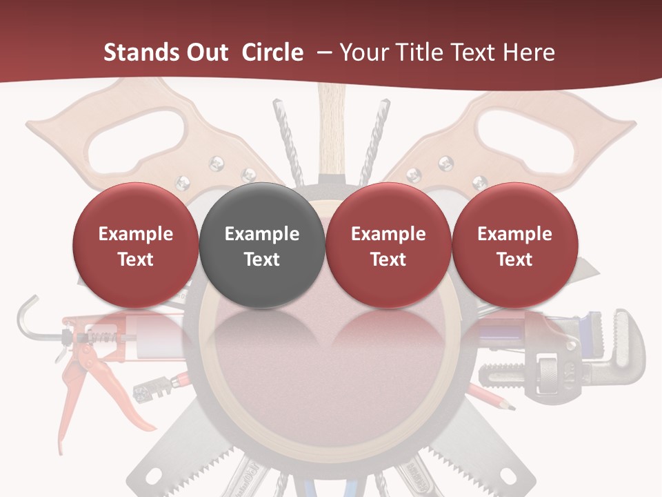 Industry Knife Pencil PowerPoint Template