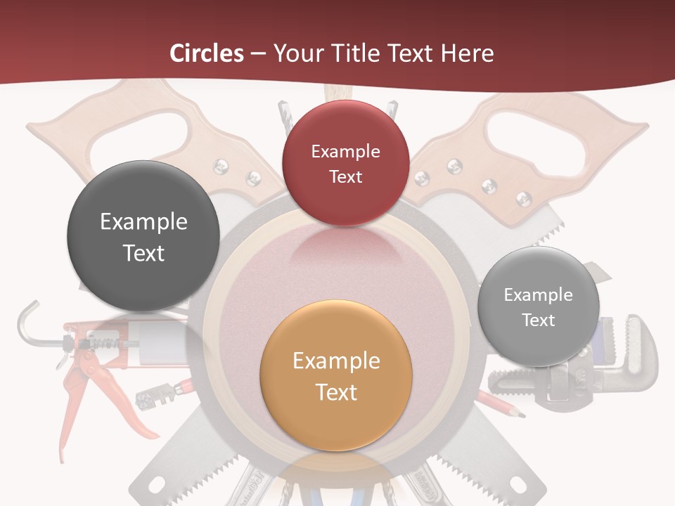 Industry Knife Pencil PowerPoint Template