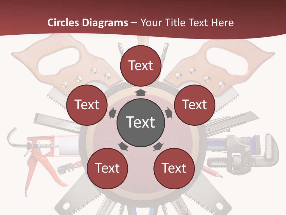 Industry Knife Pencil PowerPoint Template