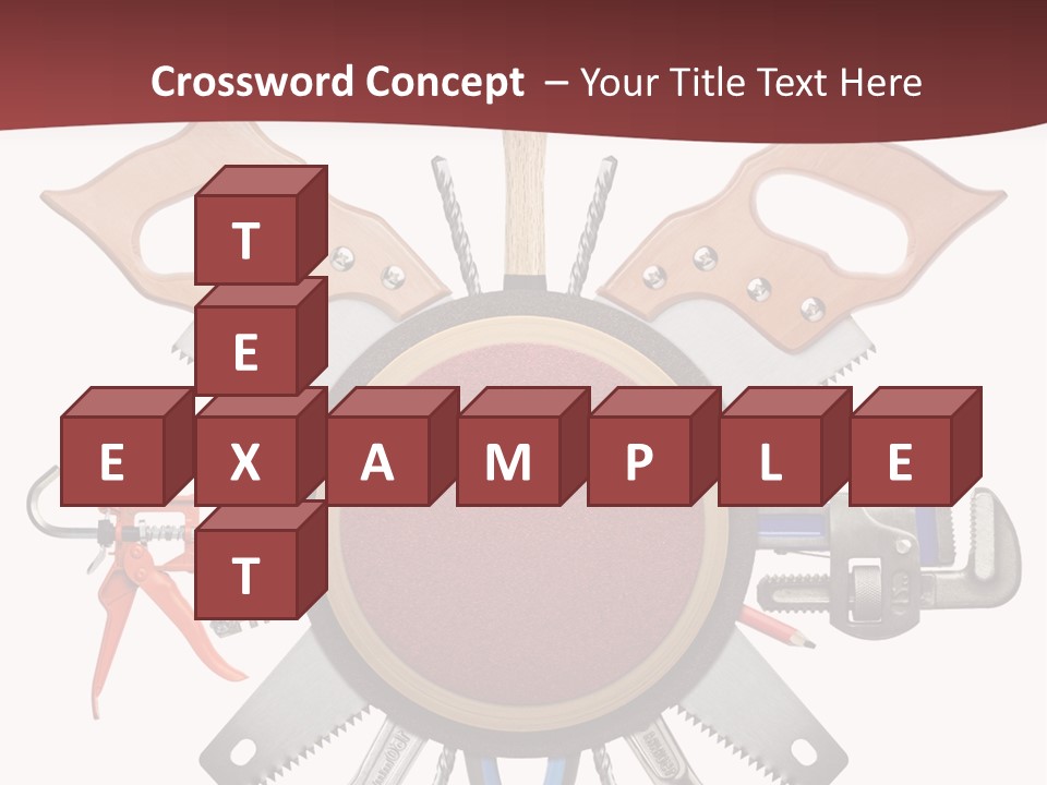 Industry Knife Pencil PowerPoint Template