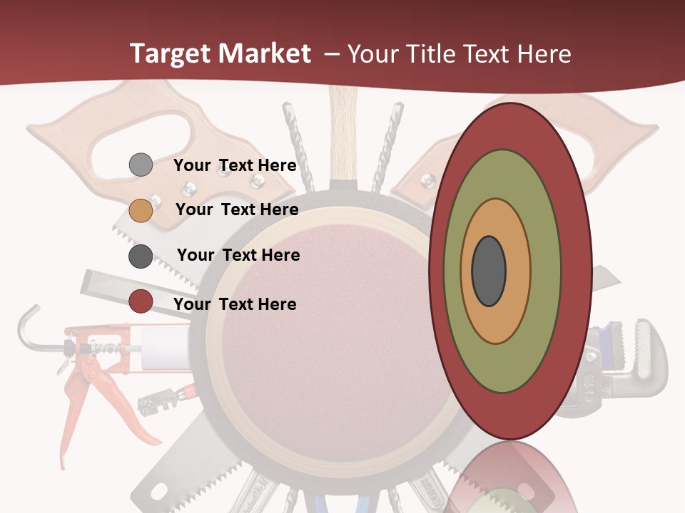 Industry Knife Pencil PowerPoint Template