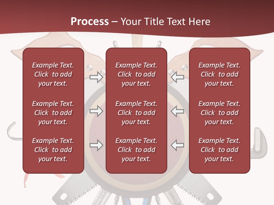Industry Knife Pencil PowerPoint Template