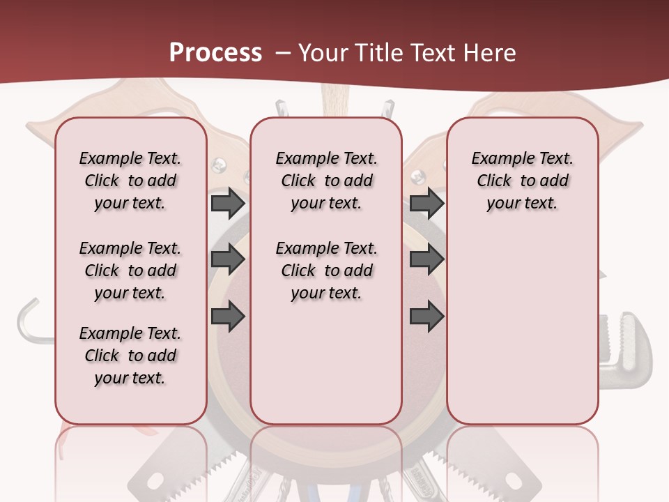 Industry Knife Pencil PowerPoint Template