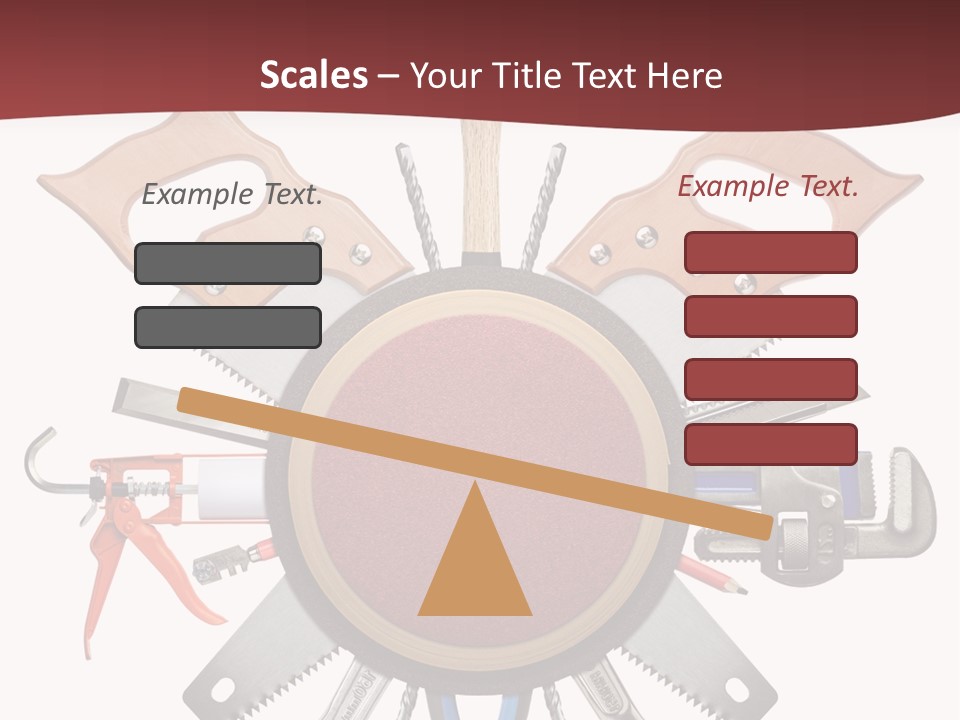 Industry Knife Pencil PowerPoint Template