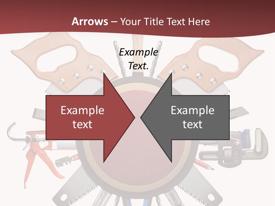 Industry Knife Pencil PowerPoint Template
