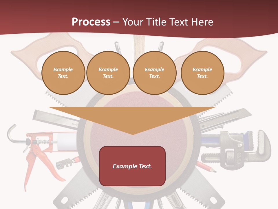 Industry Knife Pencil PowerPoint Template