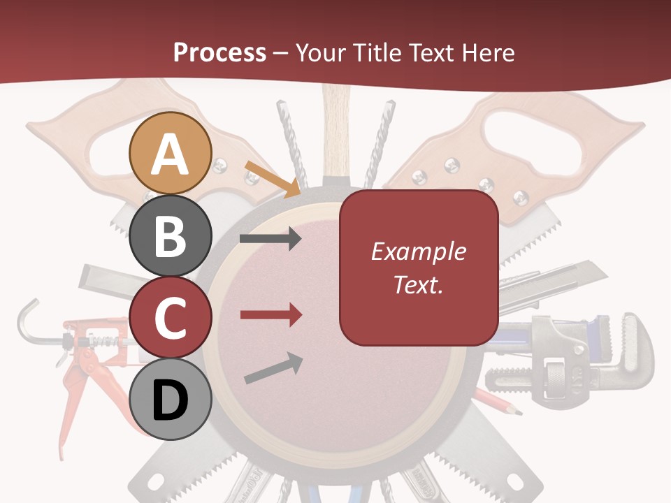 Industry Knife Pencil PowerPoint Template